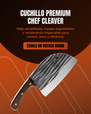 Cuchillo Tazaki Premium: Hoja con Dibujo de Acero Damasco para Chef