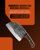 Cuchillo Tazaki Premium: Hoja con Dibujo de Acero Damasco para Chef